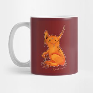 The little orange monster Mug